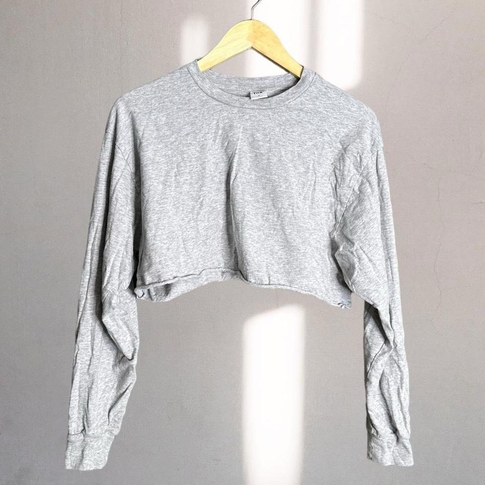 TNA cropped long sleeve tshirt